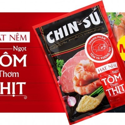 Hạt nêm Chinsu ngọt tôm thơm thịt gói 900g