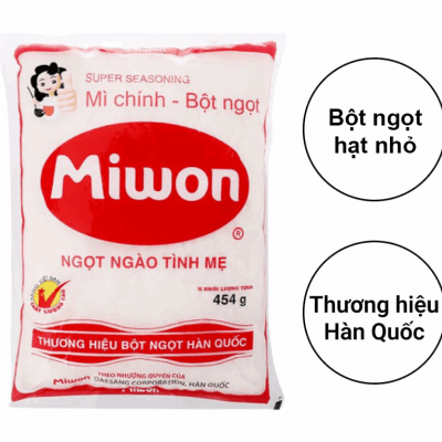 Bột ngọt hạt nhỏ Miwon gói 454g