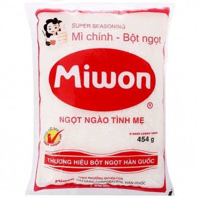 Bột ngọt hạt nhỏ Miwon gói 454g