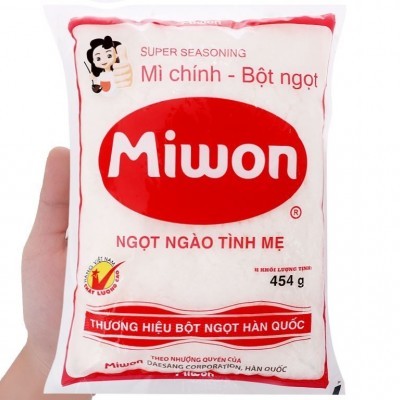 Bột ngọt hạt nhỏ Miwon gói 454g