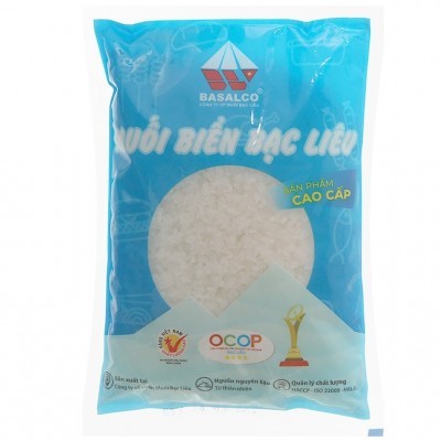 Muối biển Bạc Liêu cao cấp gói 500g