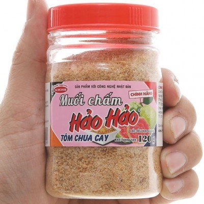 Muối chấm Hảo Hảo tôm chua cay hũ 120g