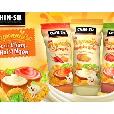 Xốt mayonnaise Chinsu vị nguyên bản chai 250g