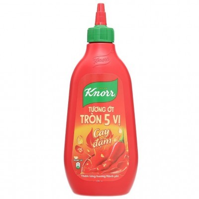 Tương ớt tròn 5 vị Knorr chai 450g