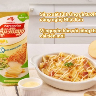 Xốt mayonnaise Ajinomoto Aji-mayo chua béo chai 260g