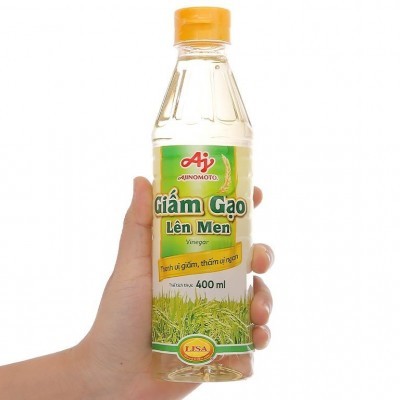 Giấm gạo lên men Ajinomoto chai 400ml