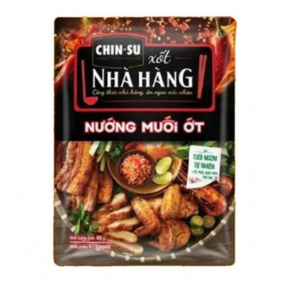 Xốt nhà hàng thịt nướng muối ớt Chinsu gói 80g