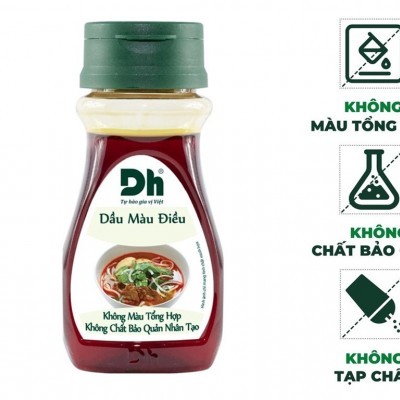 Dầu màu điều Dh Foods chai 100ml