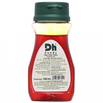 Dầu màu điều Dh Foods chai 100ml