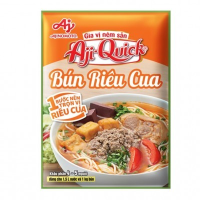 Gia vị nêm sẵn bún riêu cua Aji-Quick gói 54g