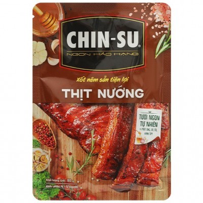 Xốt gia vị nêm sẵn thịt nướng Chinsu gói 80g