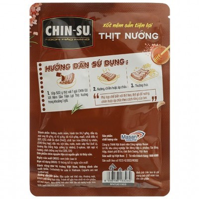 Xốt gia vị nêm sẵn thịt nướng Chinsu gói 80g