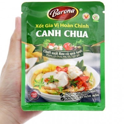 Xốt gia vị nấu canh chua Barona gói 80g