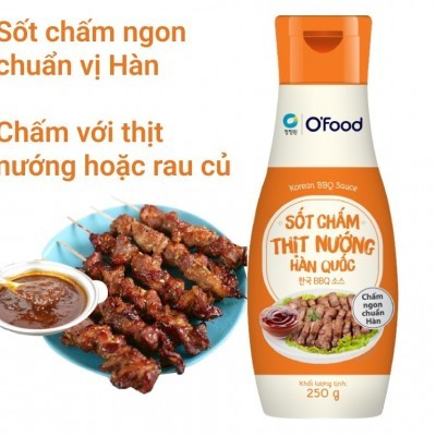 Sốt chấm thịt nướng hàn quốc O'Food chai 250g