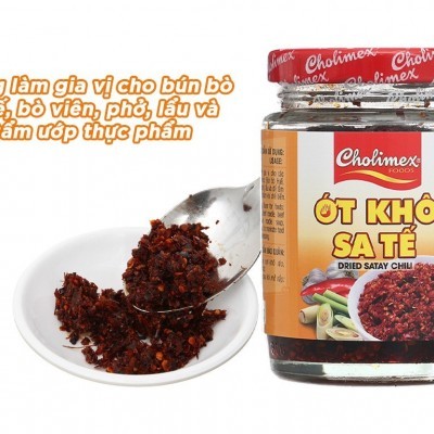 Ớt khô sa tế Cholimex hũ 100g