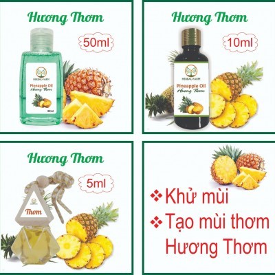 2 Tinh dầu Hương Khóm 50ml tặng 1 thỏi son môi