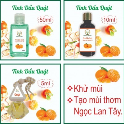 Tinh Dầu Vỏ Quýt thiên nhiên 50ml