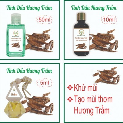 Tinh Dầu Hương Trầm thiên nhiên 50 ml 