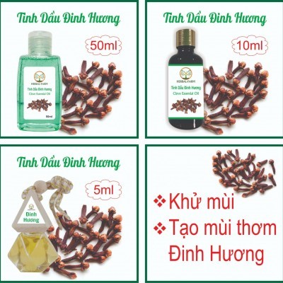 Tinh dầu Đinh Hương thiên nhiên 50ml 