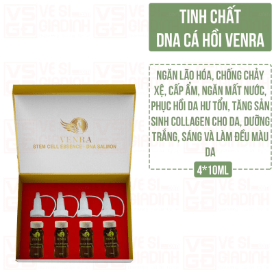 Tinh chất tế bào gốc tái sinh DNA cá hồi Venra (4 *10ml)