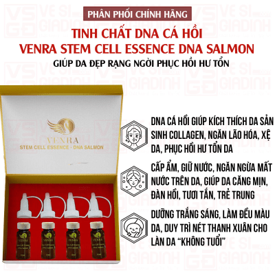 Tinh chất tế bào gốc tái sinh DNA cá hồi Venra (4 *10ml)