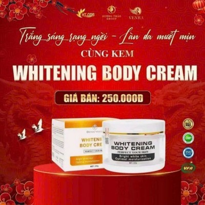 SÁNG MỊN MƯỢT MÀ - TỰ TIN MỖI NGÀY cùng KEM WHITENING BODY CREAM