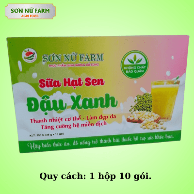 Sữa hạt sen đậu xanh