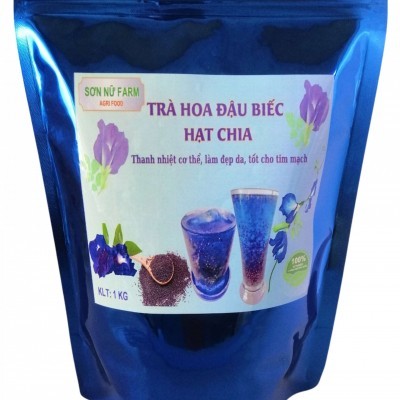 Trà hoa đậu biếc hạt chia (túi 1kg)