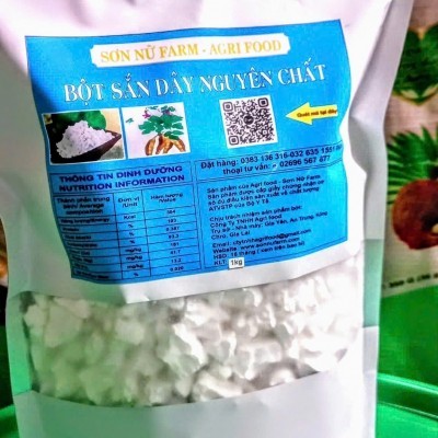 Bột sắn dây nguyên chất [Túi 1kg] - Sơn Nữ Farm