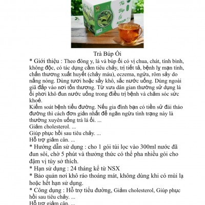 Trà Búp ổi