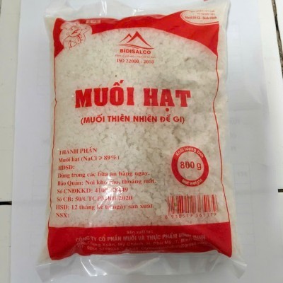 Muối hạt Đề ghi 800g - Bao 35 gói