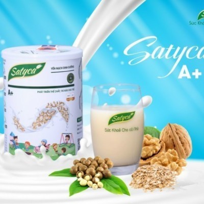 Bữa ăn lành mạnh Satyca A+ Hộp 410g