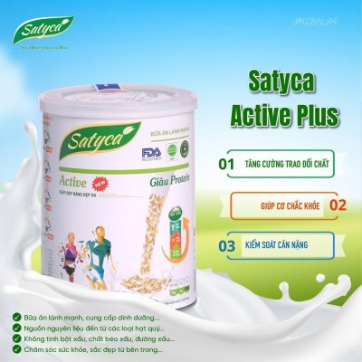 Bữa ăn lành mạnh Satyca Active Hộp 410g