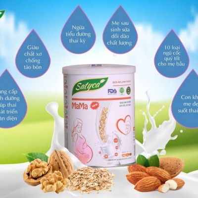 Bữa ăn lành mạnh Satyca Mama Hộp 410g