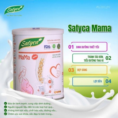 Bữa ăn lành mạnh Satyca Mama Hộp 410g