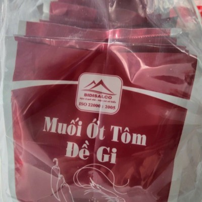 Muối ớt tôm Đề Gi  - bịch 20 gói