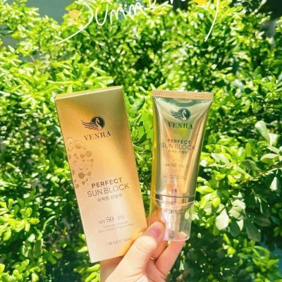 KEM CHỐNG NẮNG PERFECT SUN BLOCK VENRA - BẢO VỆ TỐI ƯU DƯỠNG DA HOÀN HẢO 