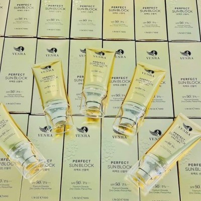 KEM CHỐNG NẮNG PERFECT SUN BLOCK VENRA - BẢO VỆ TỐI ƯU DƯỠNG DA HOÀN HẢO 