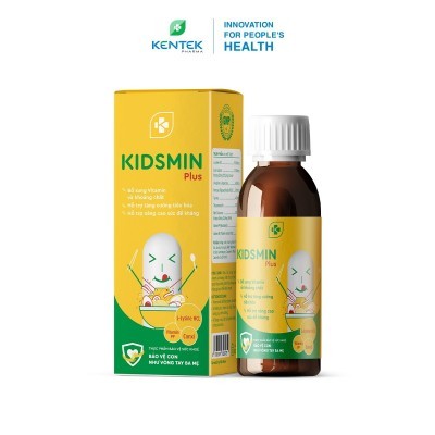 Siro ăn ngon cho bé Kidsmin Plus bổ sung dinh dưỡng, tăng hệ miễn dịch (Chai 100ml)