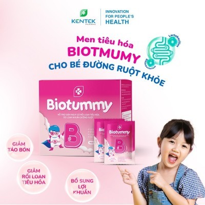 Thực phẩm BIOTUMMY bổ sung lợi khuẩn đường ruột cho bé