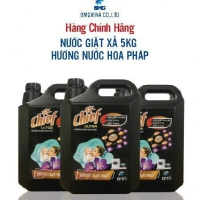 Nước giặt xả Chief Ultra 5kg 5 in 1 Hương Enchanter