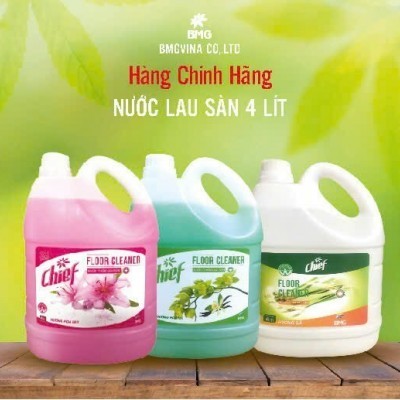 Nước lau sàn Chief 4L Hương Sả 