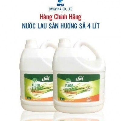 Nước lau sàn Chief Hương Sả  - 4 lít