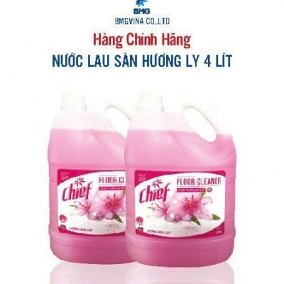 Nước lau sàn Chief 4L hương Ly ly - 4 Lít