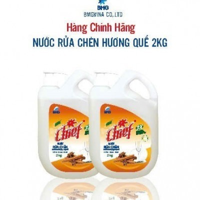 Nước rửa chén Chief tinh dầu Quế - 2kg