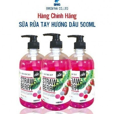 Sữa rửa tay  hương Dâu - 500 ml