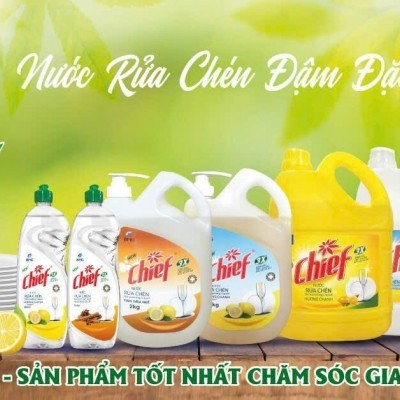 Nước rửa chén Chief tinh dầu Quế - 2kg