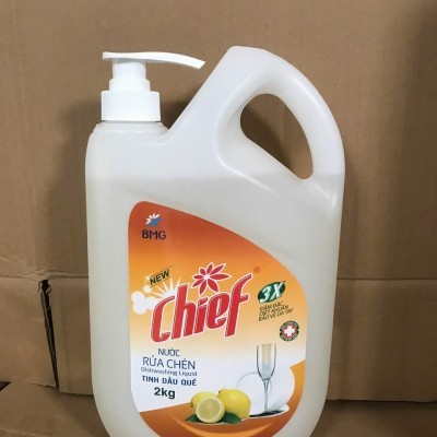 Nước rửa chén Chief tinh dầu Quế - 2kg