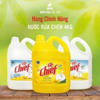 Nước rửa chén Chief 3X -  4Kg