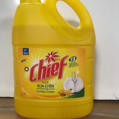 Nước rửa chén Chief 3X -  4Kg